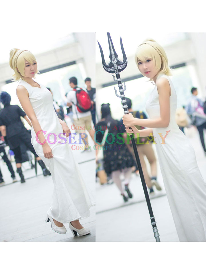 Final Fantasy Lunafreya Nox Fleuret Cosplay Costume 6443